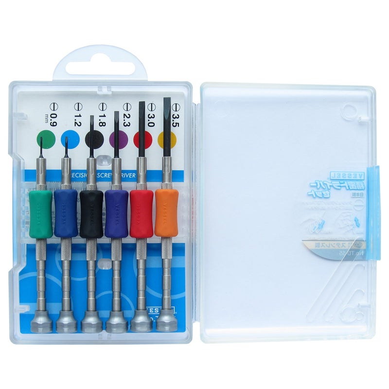 VESSEL Precision Screwdriver Set TD-55 / -0.9, -1.2, -1.8, -2.3, -3.0, -3.5 - Image 2